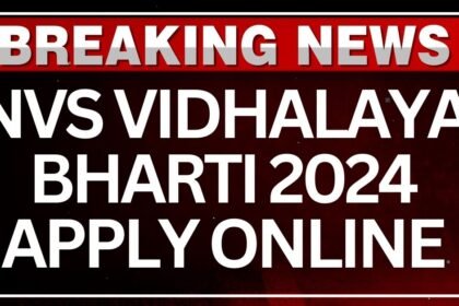 NVS VIDHALAYA BHARTI 2024